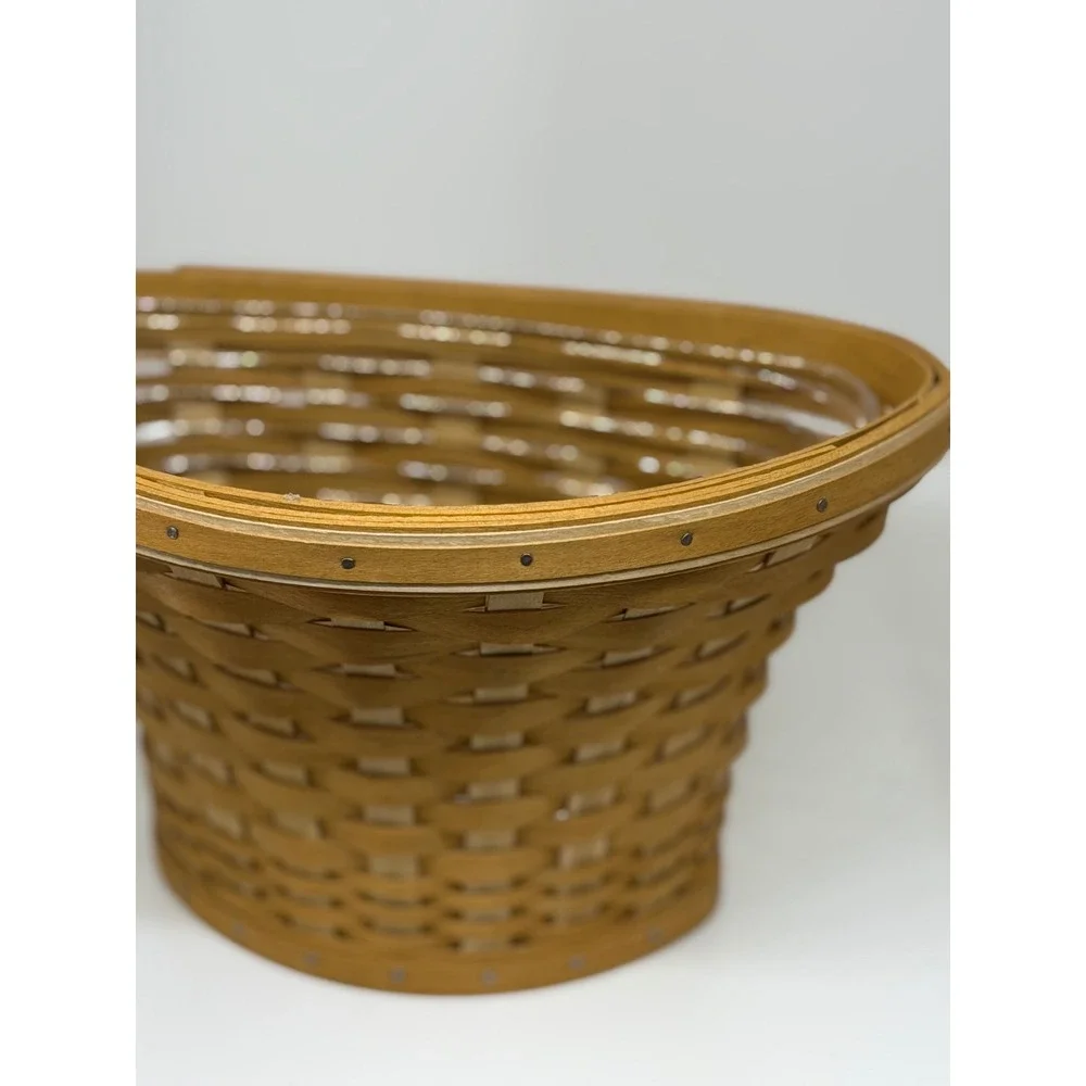 Longaberger Wall Vase Basket Brown At Home Garden Collection Woven Wood 2005